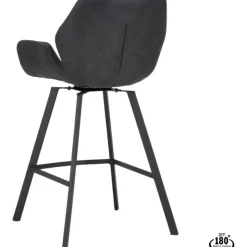 Trendhopper Barstoel Lizz 65cm Bull Antraciet^ Barkrukken