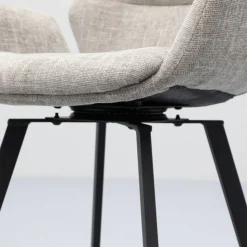 Trendhopper Barstoel Lizz 65cm stof Taupe^ Barkrukken