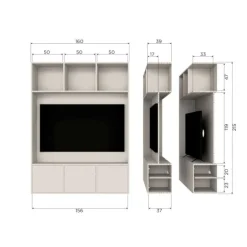 Trendhopper Cinewall Meggy^ Tv-Meubels