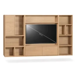 Trendhopper Cinewall Welland Blond Oak^ Tv-Meubels