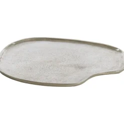 Trendhopper Dienblad Tojera Ruw Nikkel 33 Cm^ Woonaccessoires