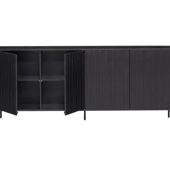 Trendhopper Dressoir Gravure New Grenen Zwart^ Dressoirs