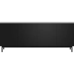 Trendhopper Dressoir Moiano zwart 200 cm^ Dressoirs