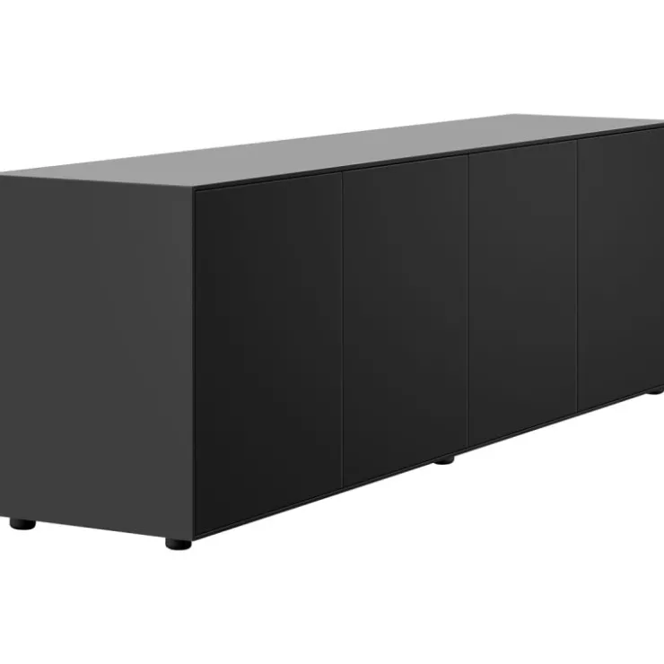 Trendhopper Dressoir Moiano zwart 200 cm^ Dressoirs