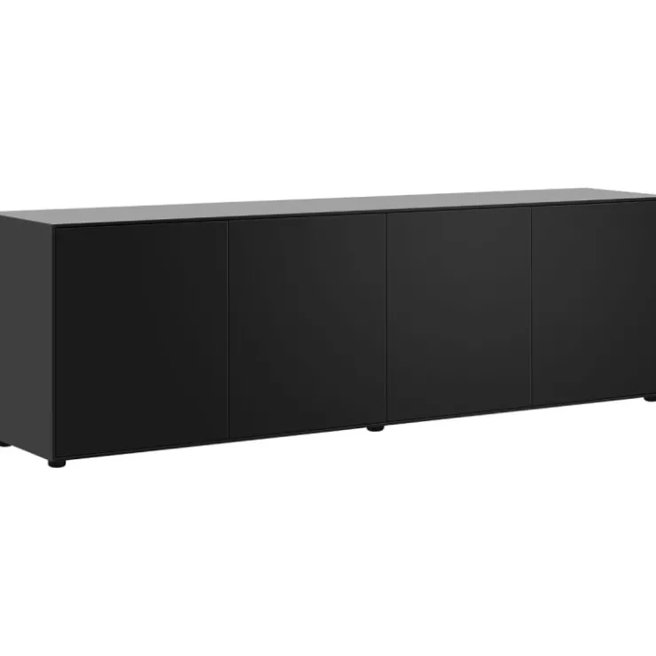 Trendhopper Dressoir Moiano zwart 200 cm^ Dressoirs