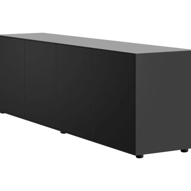 Trendhopper Dressoir Moiano zwart 200 cm^ Dressoirs