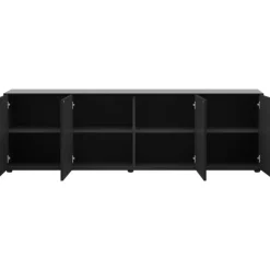 Trendhopper Dressoir Moiano zwart 200 cm^ Dressoirs