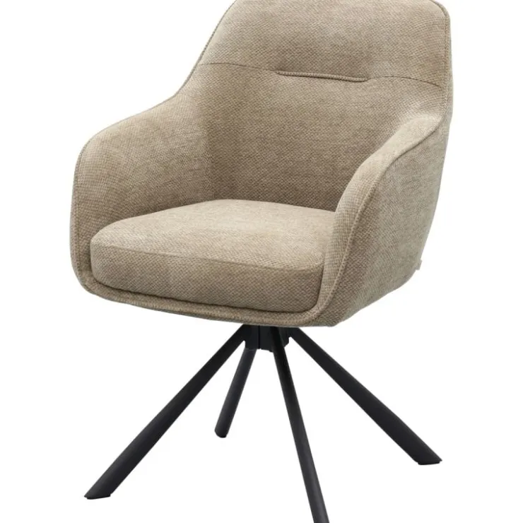 Trendhopper Eetkamerstoel Avio Taupe^ Eetkamerstoelen