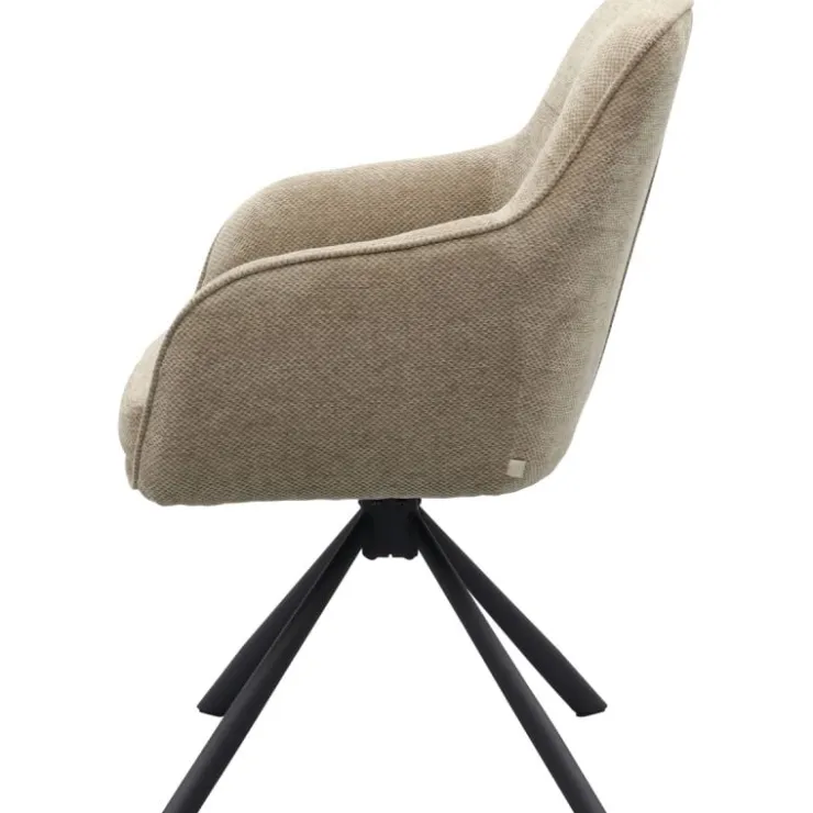 Trendhopper Eetkamerstoel Avio Taupe^ Eetkamerstoelen