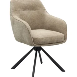 Trendhopper Eetkamerstoel Avio Taupe^ Eetkamerstoelen