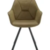 Trendhopper Eetkamerstoel Beatty microleder Moss^ Eetkamerstoelen