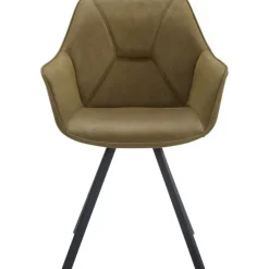 Trendhopper Eetkamerstoel Beatty microleder Moss^ Eetkamerstoelen
