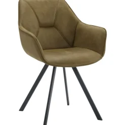 Trendhopper Eetkamerstoel Beatty microleder Moss^ Eetkamerstoelen