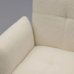 Trendhopper Eetkamerstoel Dozza Teddy wit^ Eetkamerstoelen