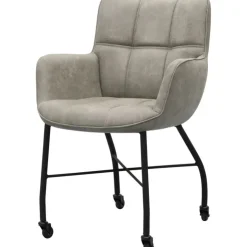 Trendhopper Eetkamerstoel Mae Grijs^ Eetkamerstoelen