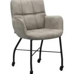 Trendhopper Eetkamerstoel Mae Grijs^ Eetkamerstoelen