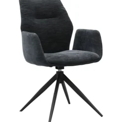 Trendhopper Eetkamerstoel Pula Black^ Eetkamerstoelen