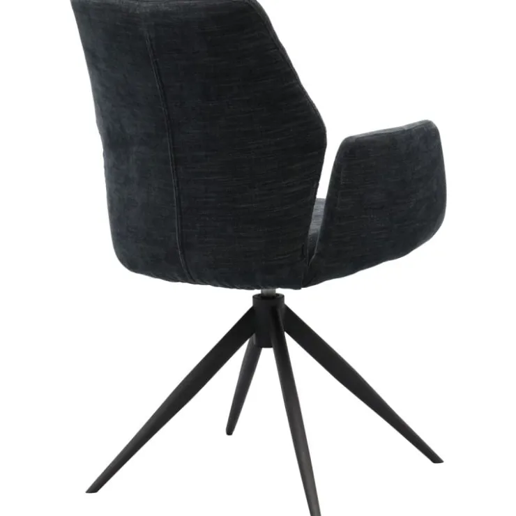 Trendhopper Eetkamerstoel Pula Black^ Eetkamerstoelen