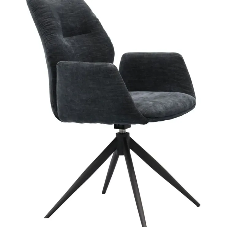 Trendhopper Eetkamerstoel Pula Black^ Eetkamerstoelen