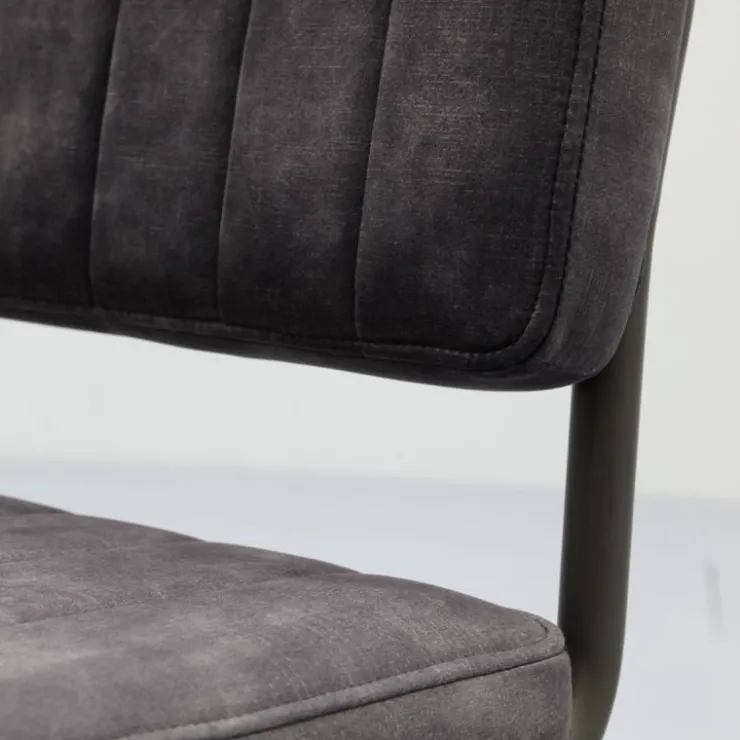 Trendhopper Eetkamerstoel Quilly Anthracite^ Eetkamerstoelen