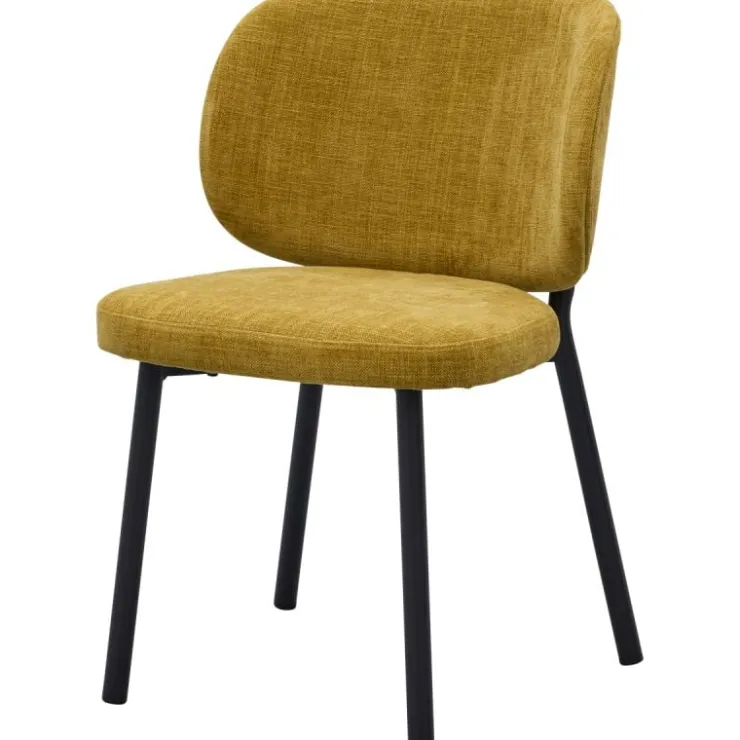Trendhopper Eetkamerstoel Udine Mustard^ Eetkamerstoelen