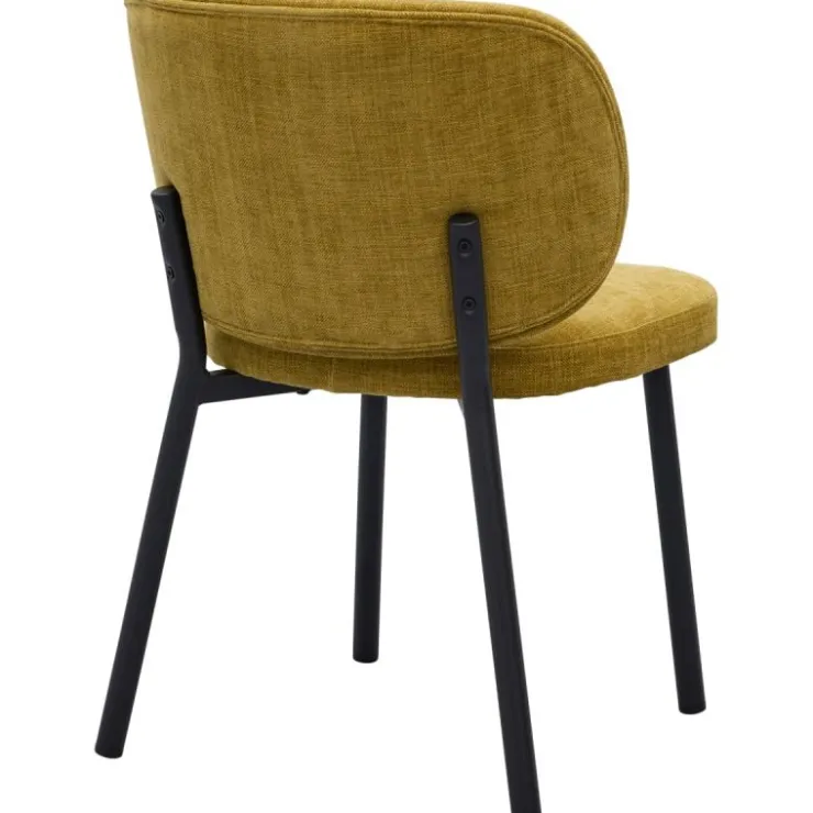 Trendhopper Eetkamerstoel Udine Mustard^ Eetkamerstoelen