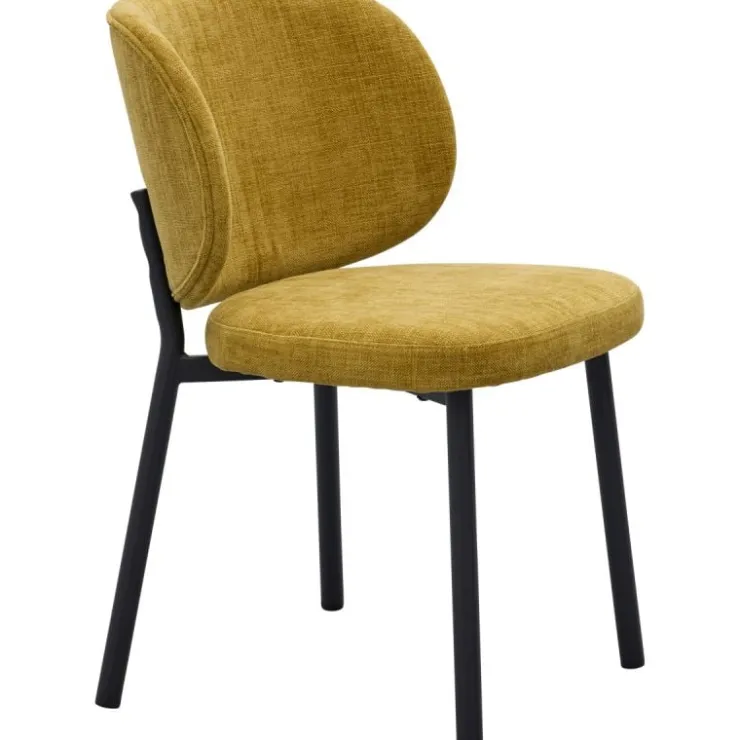 Trendhopper Eetkamerstoel Udine Mustard^ Eetkamerstoelen