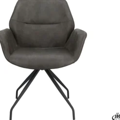 Trendhopper Eetkamerstoel Vieve Bull Antraciet^ Eetkamerstoelen