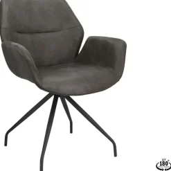 Trendhopper Eetkamerstoel Vieve Bull Antraciet^ Eetkamerstoelen