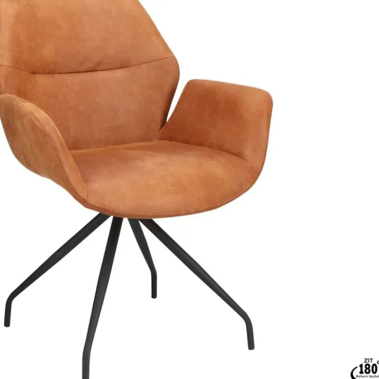 Trendhopper Eetkamerstoel Vieve Bull Camel^ Eetkamerstoelen