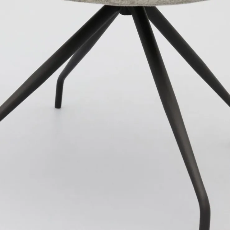 Trendhopper Eetkamerstoel Vieve stof Taupe^ Eetkamerstoelen
