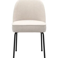 Trendhopper Eetkamerstoel Vogue Gear Natural met zwarte poten^ Eetkamerstoelen