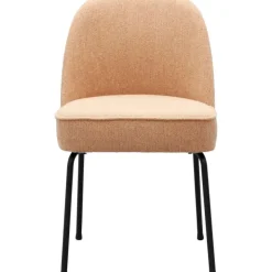 Trendhopper Eetkamerstoel Vogue Gear Powder met zwarte poten^ Eetkamerstoelen