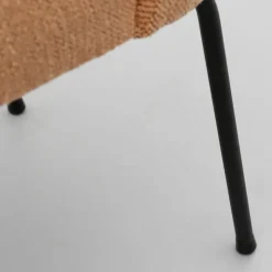 Trendhopper Eetkamerstoel Vogue Gear Powder met zwarte poten^ Eetkamerstoelen