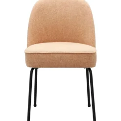 Trendhopper Eetkamerstoel Vogue Gear Powder met zwarte poten^ Eetkamerstoelen