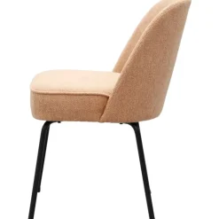 Trendhopper Eetkamerstoel Vogue Gear Powder met zwarte poten^ Eetkamerstoelen
