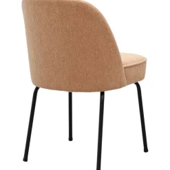 Trendhopper Eetkamerstoel Vogue Gear Powder met zwarte poten^ Eetkamerstoelen