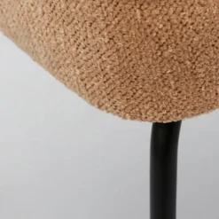 Trendhopper Eetkamerstoel Vogue Gear Powder met zwarte poten^ Eetkamerstoelen