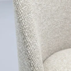 Trendhopper Eetkamerstoel Vogue Lima Beige met zwarte poten^ Eetkamerstoelen