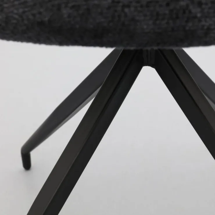 Trendhopper Eetkamerstoel Yuna Movie Anthracite^ Eetkamerstoelen