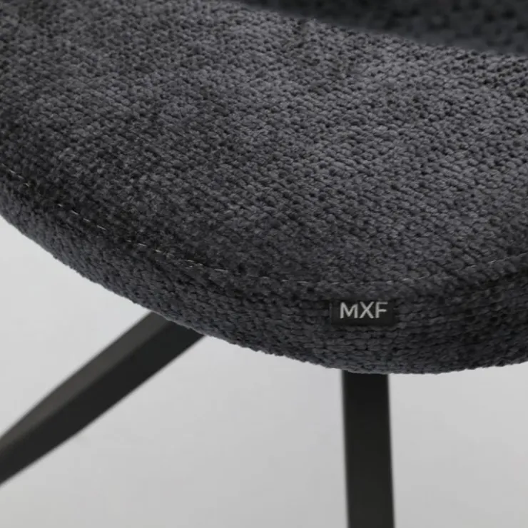 Trendhopper Eetkamerstoel Yuna Movie Anthracite^ Eetkamerstoelen