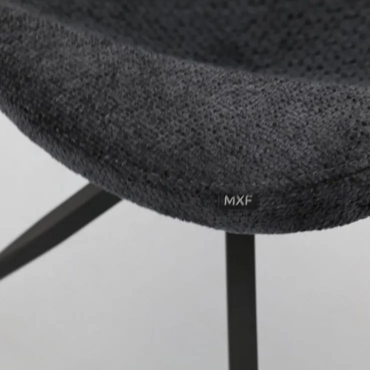 Trendhopper Eetkamerstoel Yuna Movie Anthracite^ Eetkamerstoelen