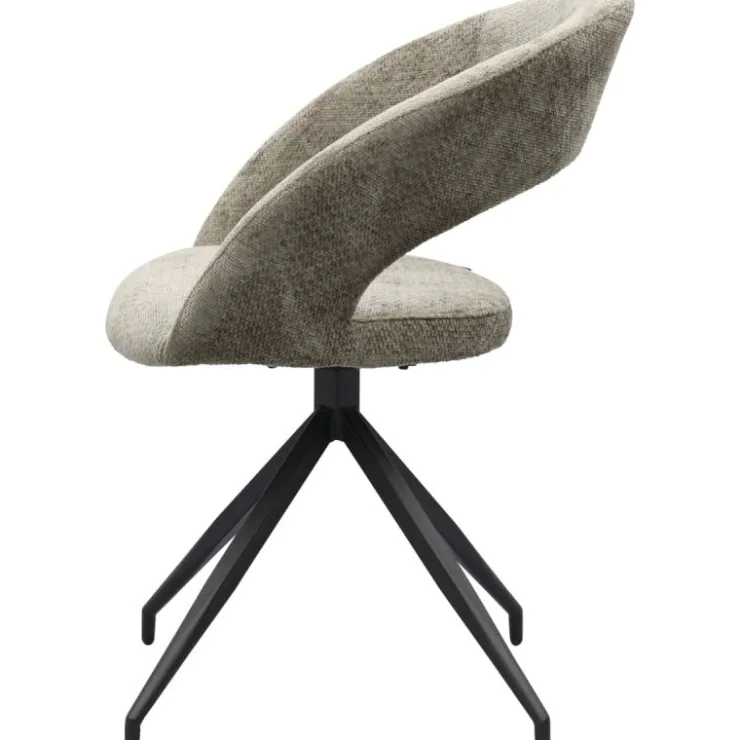 Trendhopper Eetkamerstoel Yuna Movie Taupe^ Eetkamerstoelen