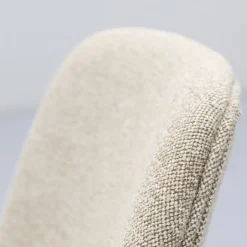 Trendhopper Eetkamerstoel Zelo met arm Beige^ Eetkamerstoelen