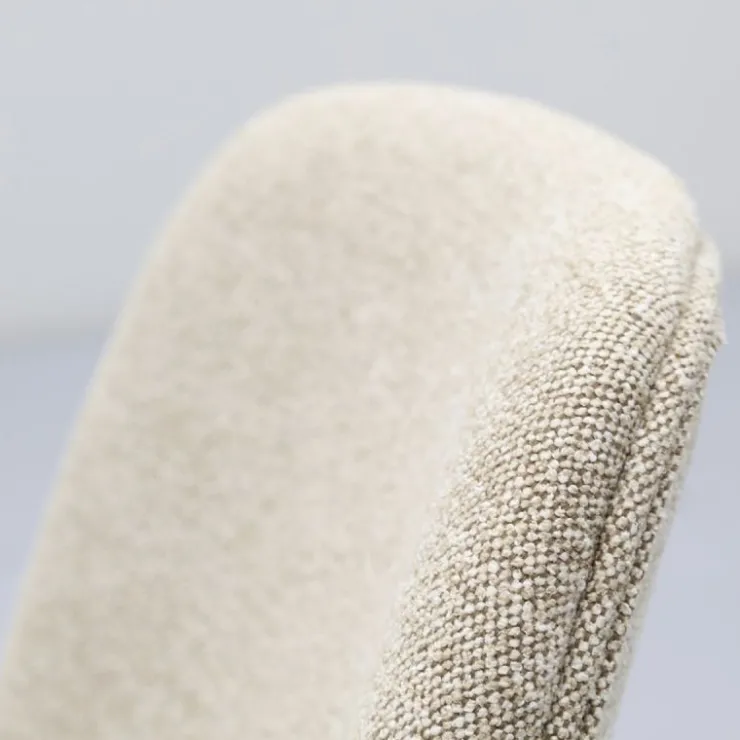 Trendhopper Eetkamerstoel Zelo met arm Beige^ Eetkamerstoelen