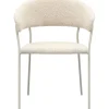 Trendhopper Eetkamerstoel Zeri met beige frame^ Eetkamerstoelen