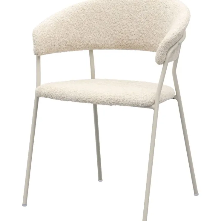 Trendhopper Eetkamerstoel Zeri met beige frame^ Eetkamerstoelen