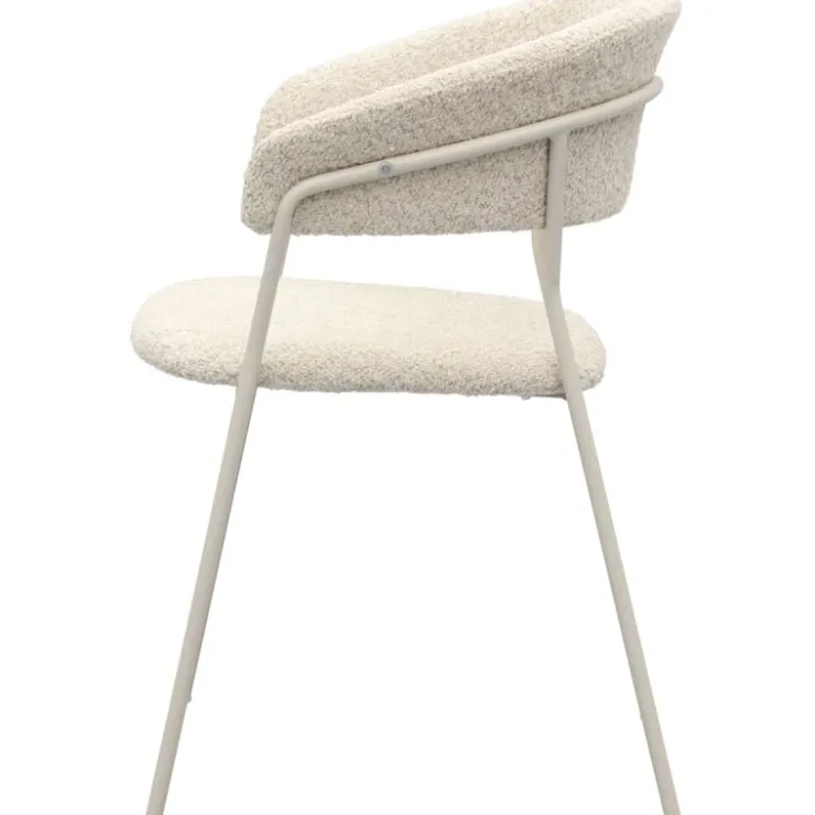 Trendhopper Eetkamerstoel Zeri met beige frame^ Eetkamerstoelen
