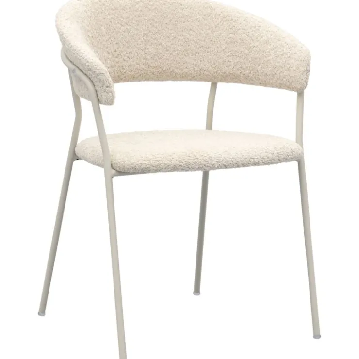 Trendhopper Eetkamerstoel Zeri met beige frame^ Eetkamerstoelen