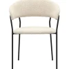 Trendhopper Eetkamerstoel Zeri met zwart frame^ Eetkamerstoelen